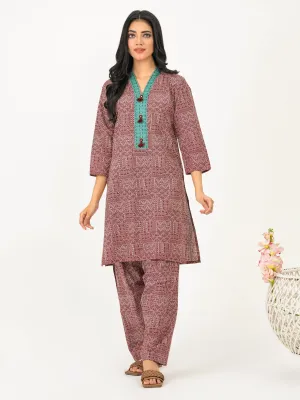 2 Piece Lawn Suit-Printed (Pret)