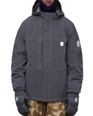 686 Men's Dojo Snow Jacket - Black Denim