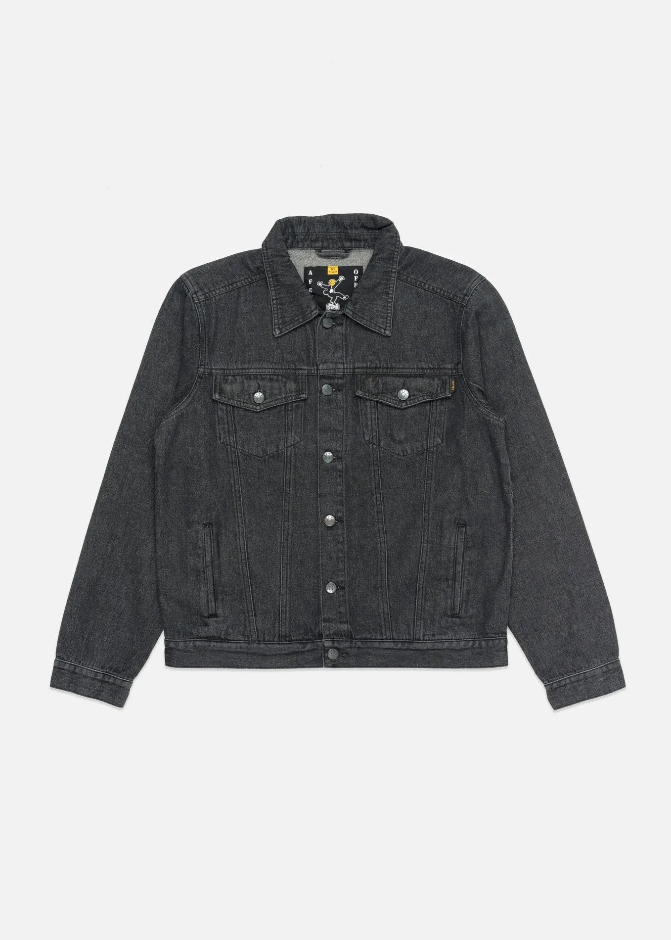 Afends Mens Burning Black - Denim Jacket