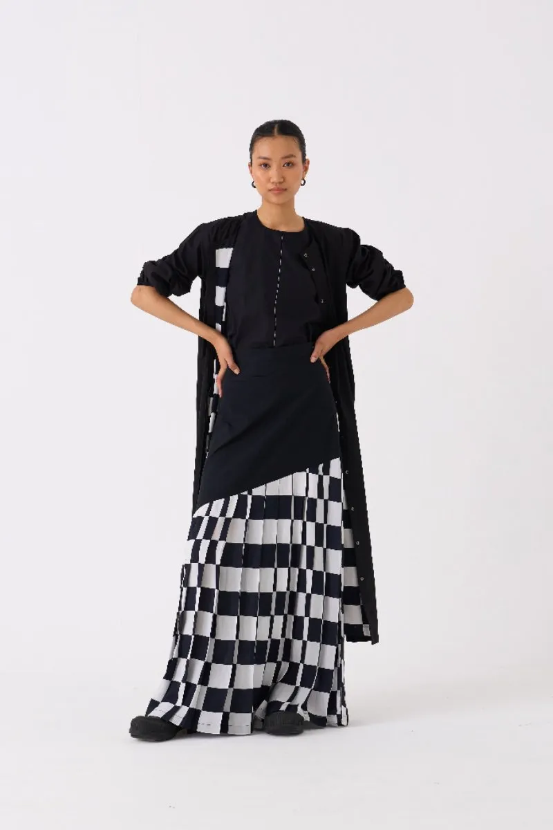 Back Yoke Jacket Co-ord Set of 3 Black Check