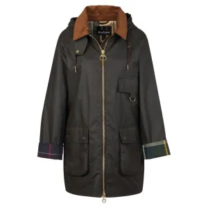 Barbour Highclere Ladies Wax Jacket - Olive