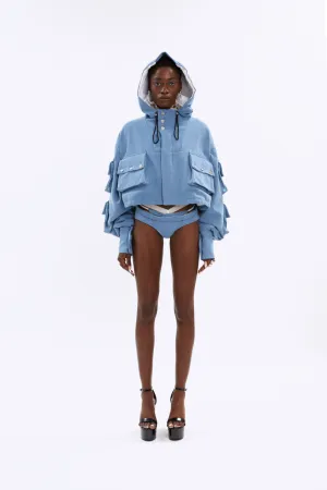 BLUE DREAMER OVERSIZE JACKET