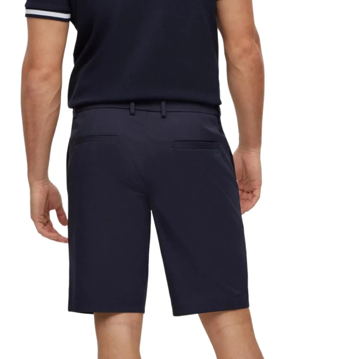 BOSS Liem Slim Fit Navy Shorts