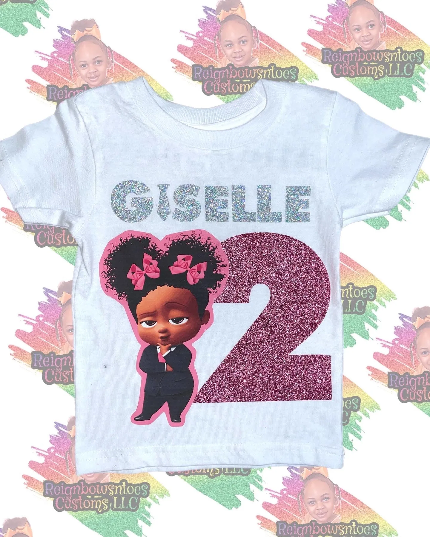 Bossbaby denim dress set
