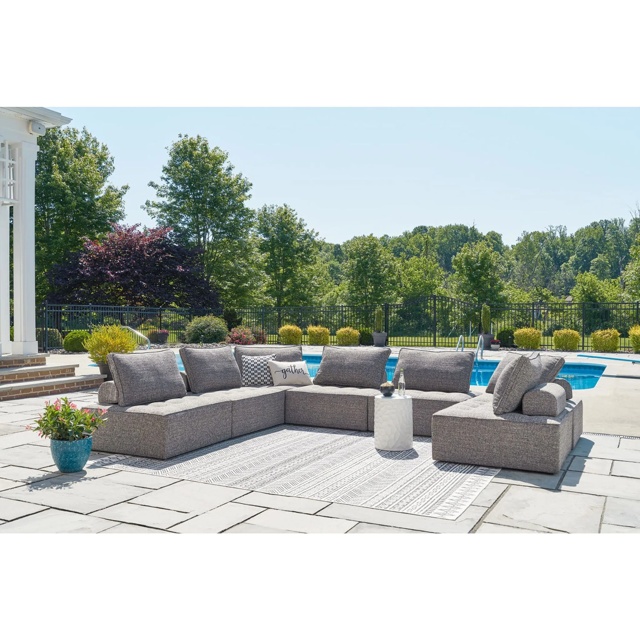 Bree Zee 7 Piece Outdoor Sectional