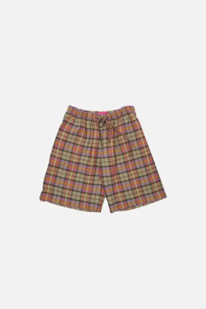 Burnout Plaid Raver Short