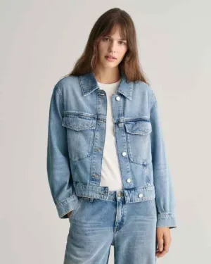 CROPPED DENIM JACKET