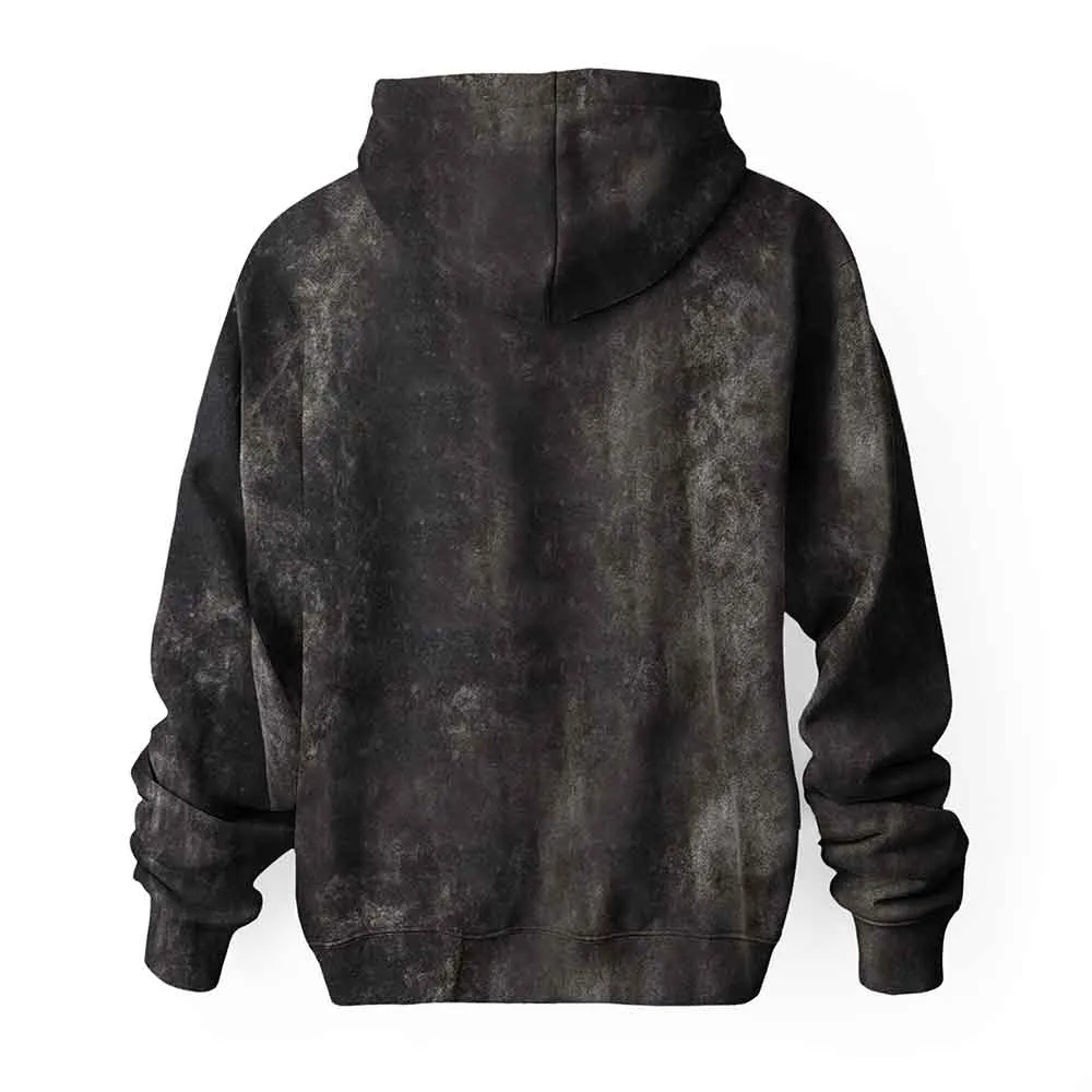 Dalix Smile Face Mineral Wash Hoodie