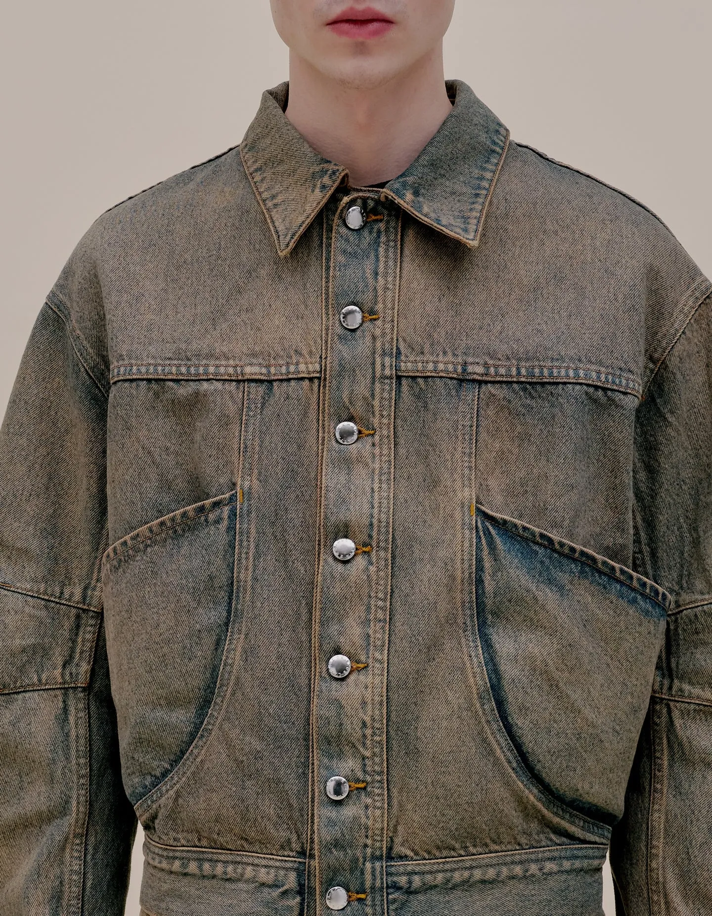 Eckhaus Latta EL JACKET REDUX IN SAND