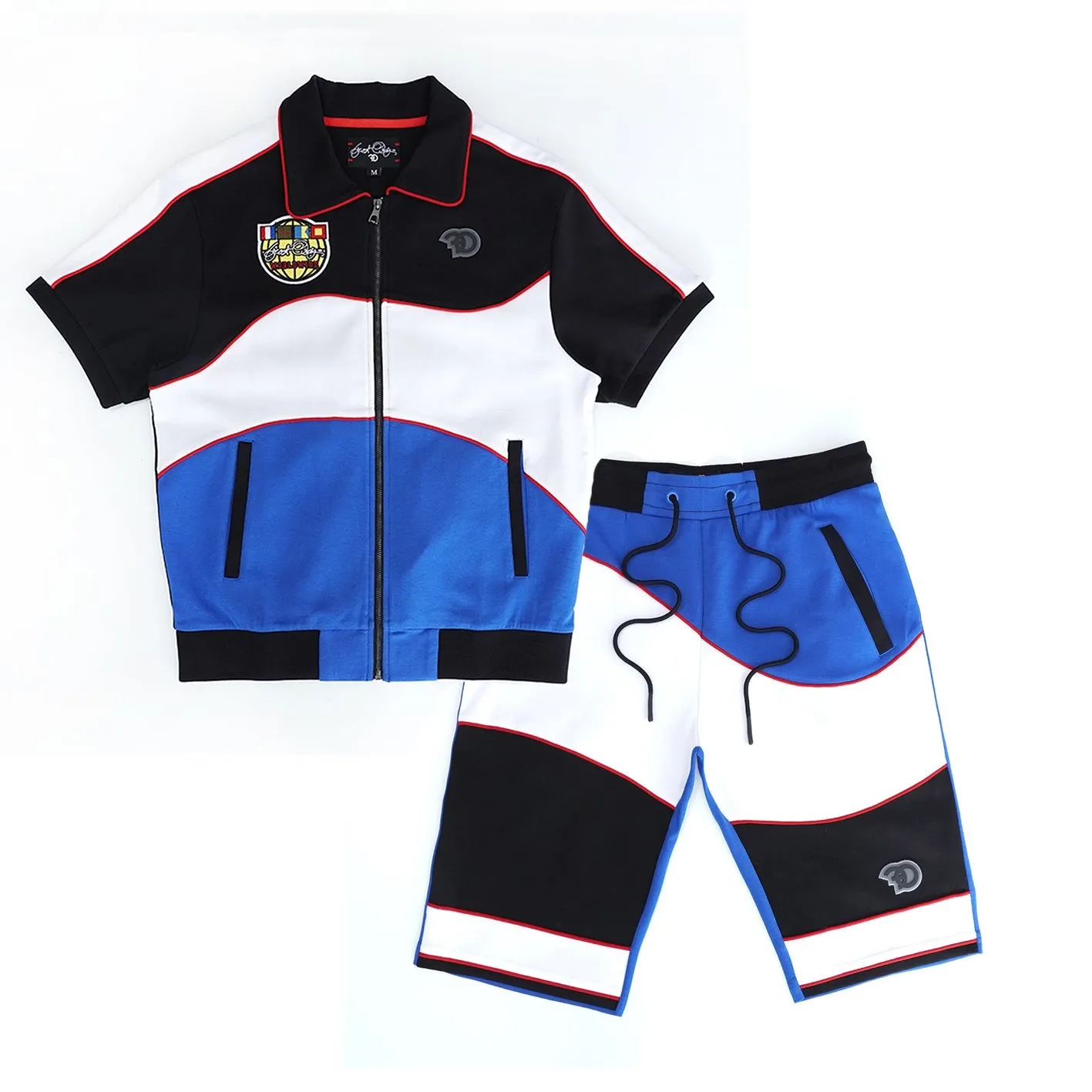 F534 Frost Worldwide Short Set - Black