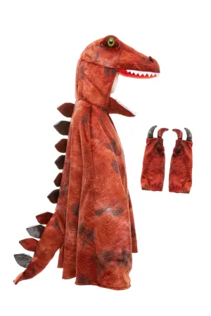 Grandasaurus T-Rex Cape w/ Claws, Red/Black