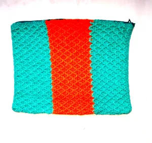 Hand Crocheted Woolen Graminarts Pillow Cover For Home Decor