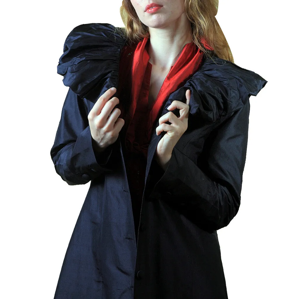 Kala Koyela Black Long Silk Jacket