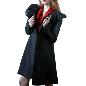 Kala Koyela Black Long Silk Jacket