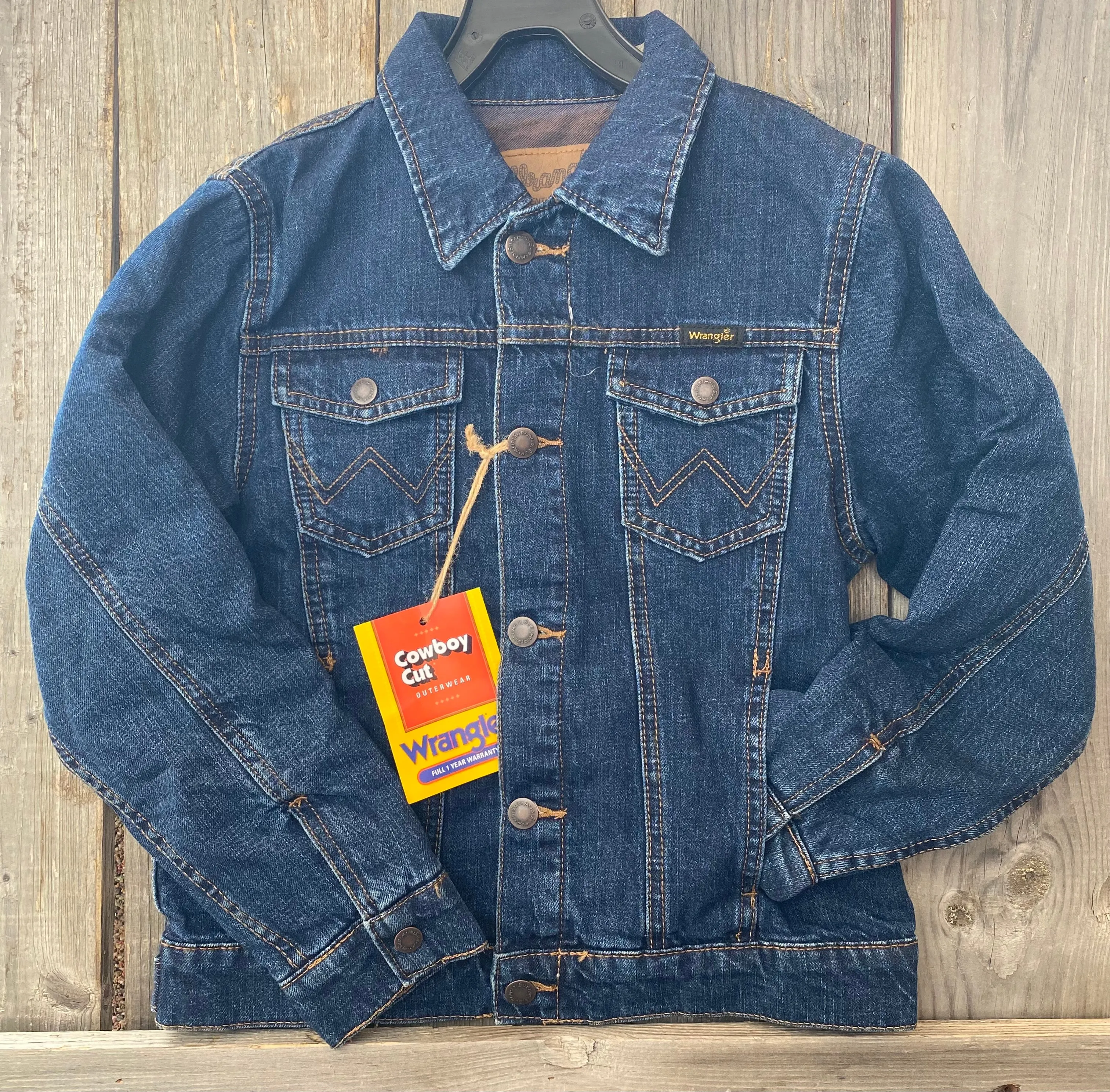 Kid's Wrangler Denim Lined Denim Jacket