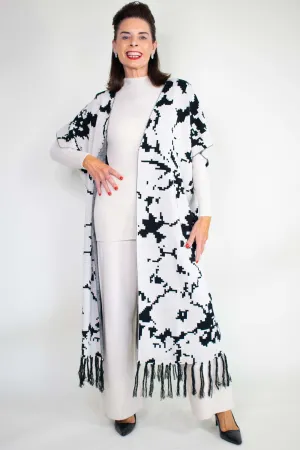 Luxury Liana Three Piece Suit in Monochrome