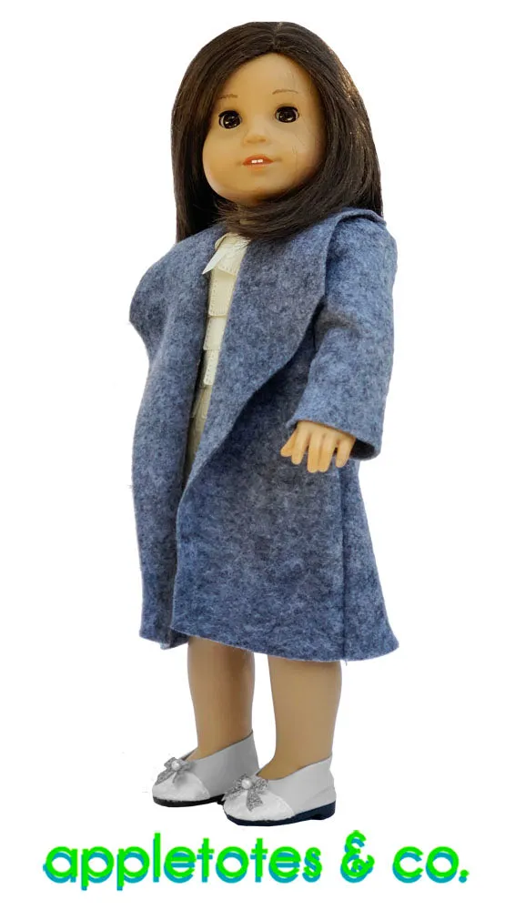 Meghan Coat Sewing Pattern for 18 Inch Dolls