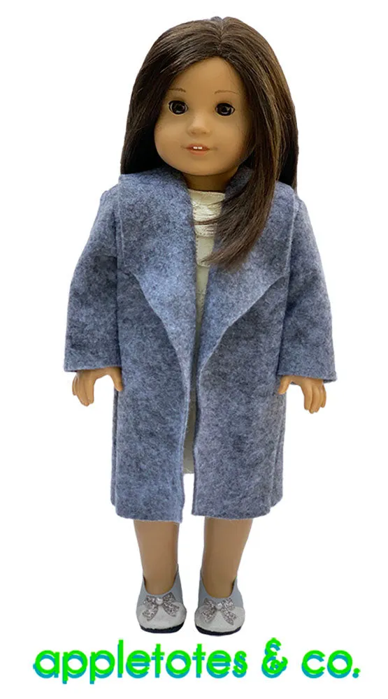 Meghan Coat Sewing Pattern for 18 Inch Dolls