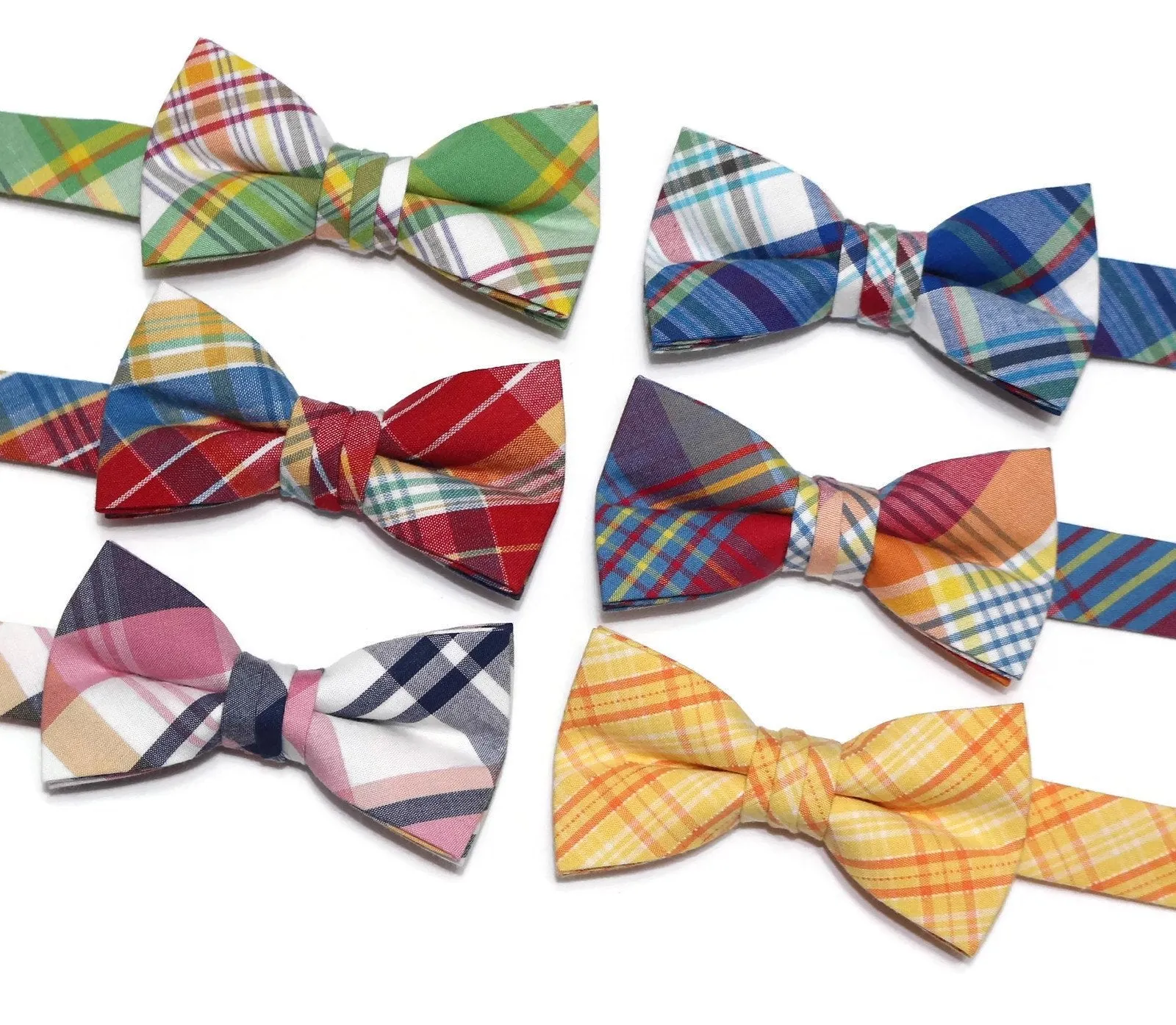 Newport Plaid Bow Tie - Boys