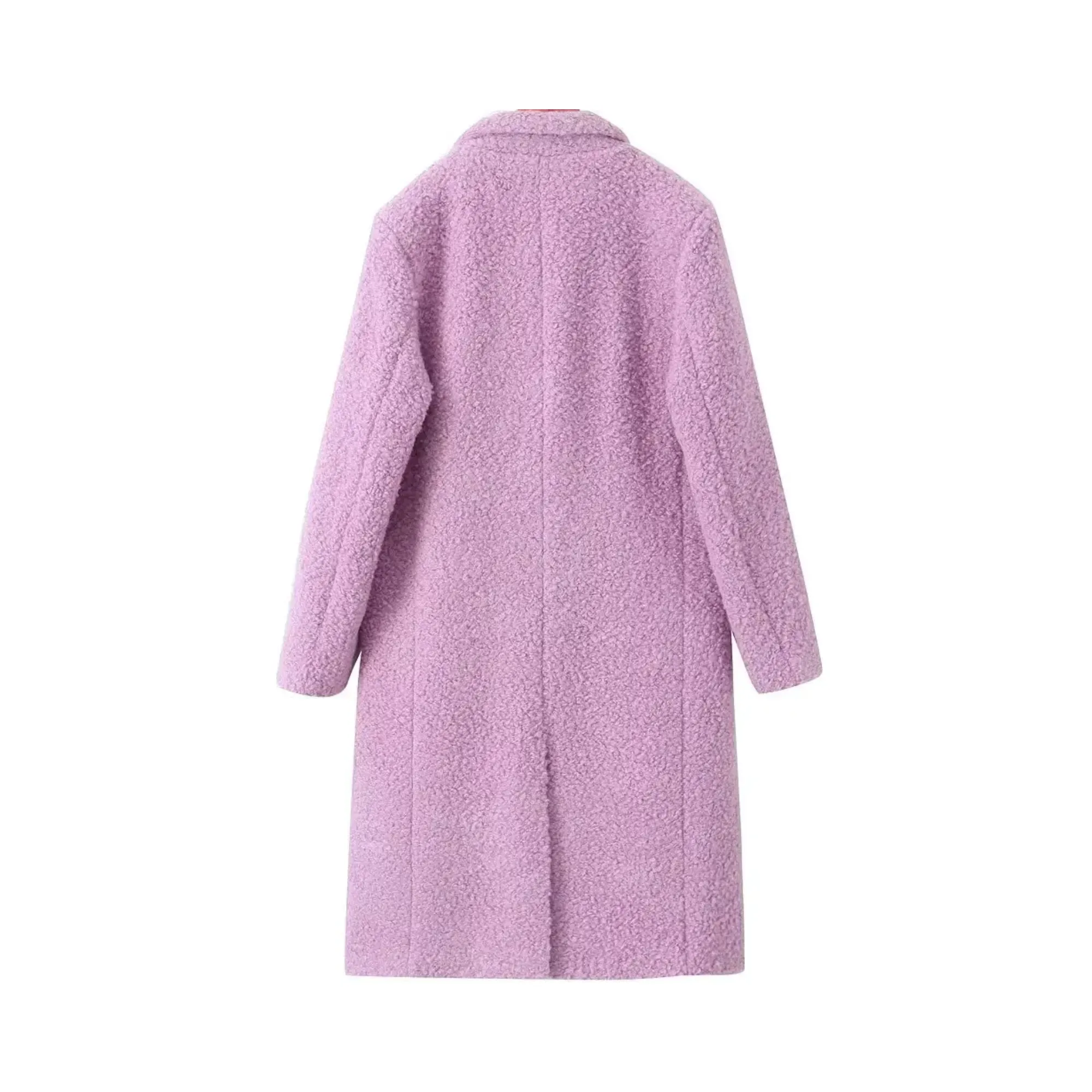 Pre Order:  Thick Faux Woolen Midi Coat