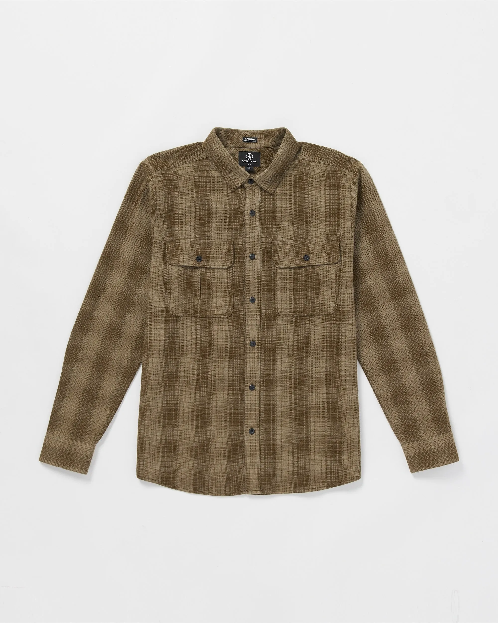 Shadowstone Flannel Long Sleeve Shirt - Dark Earth