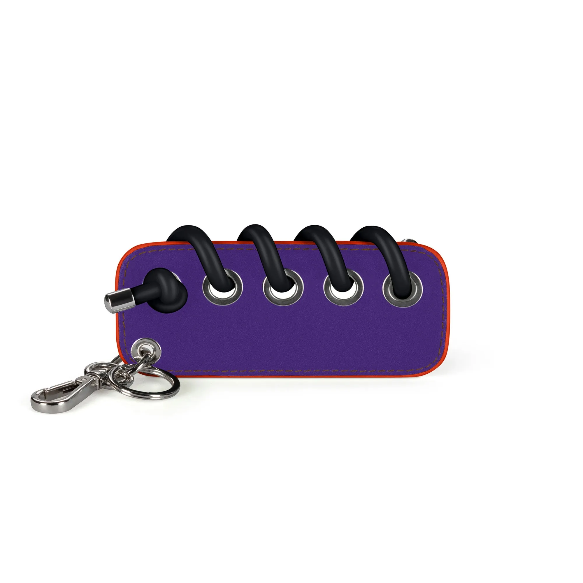 Spiral Keyring in Purple [Vegan] [Customisable]