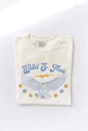 WILD AND FREE Mineral Washed Graphic Top