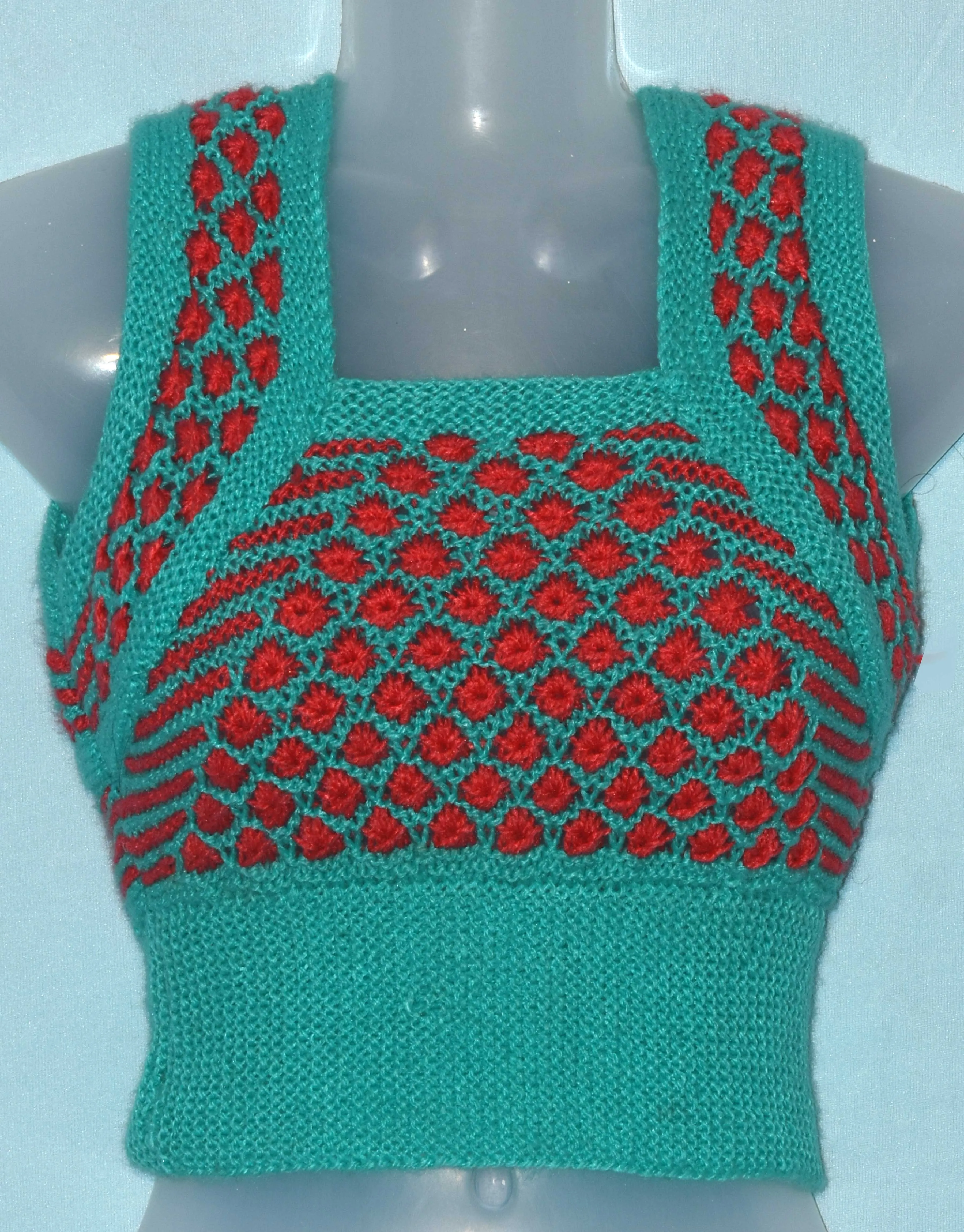 woolen handmade sweate blouse for women multicolor and free size