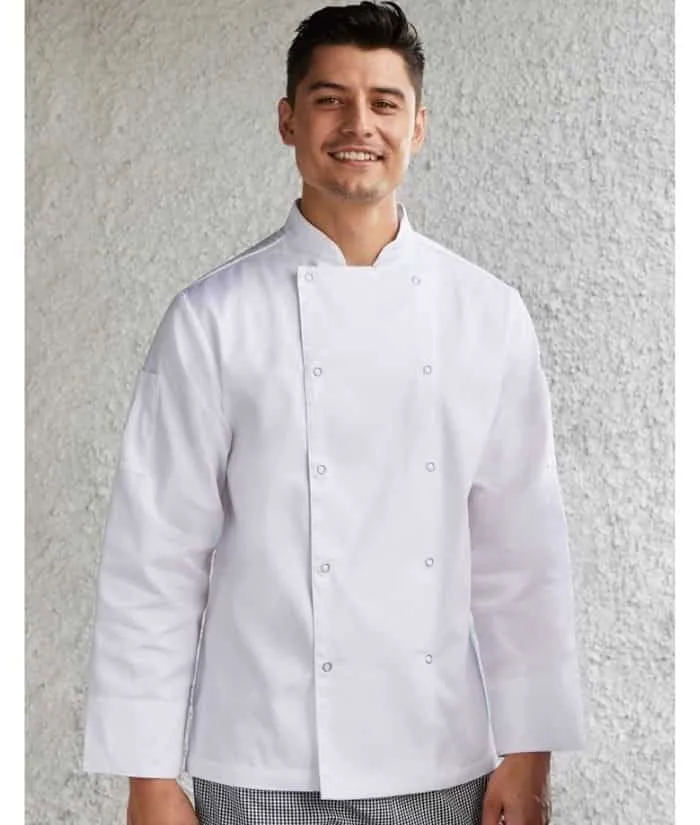 Zest Mens L/S Vented Chef Jacket