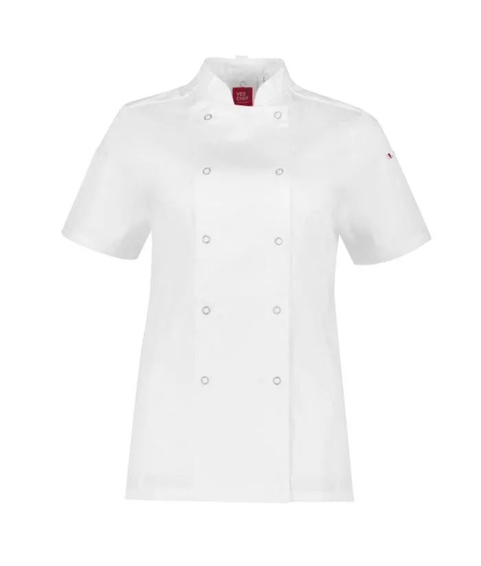 Zest Womens S/S Vented Chef Jacket