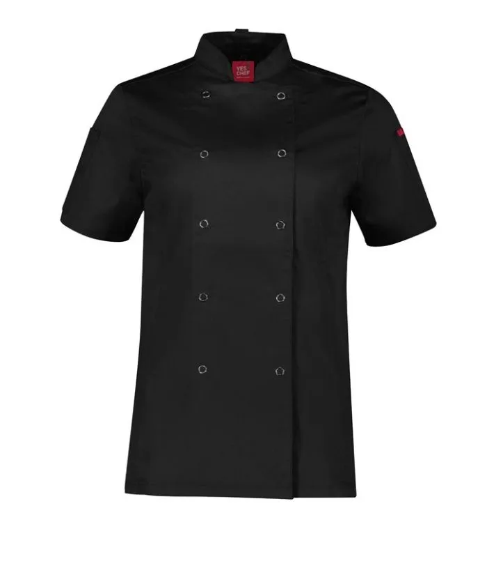 Zest Womens S/S Vented Chef Jacket